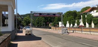 Bannerbrücke, Werbebrücke einfach